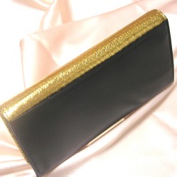 開運蛇革財布 ゴールドシリーズ長財布