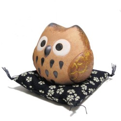 丸ふくろう置物